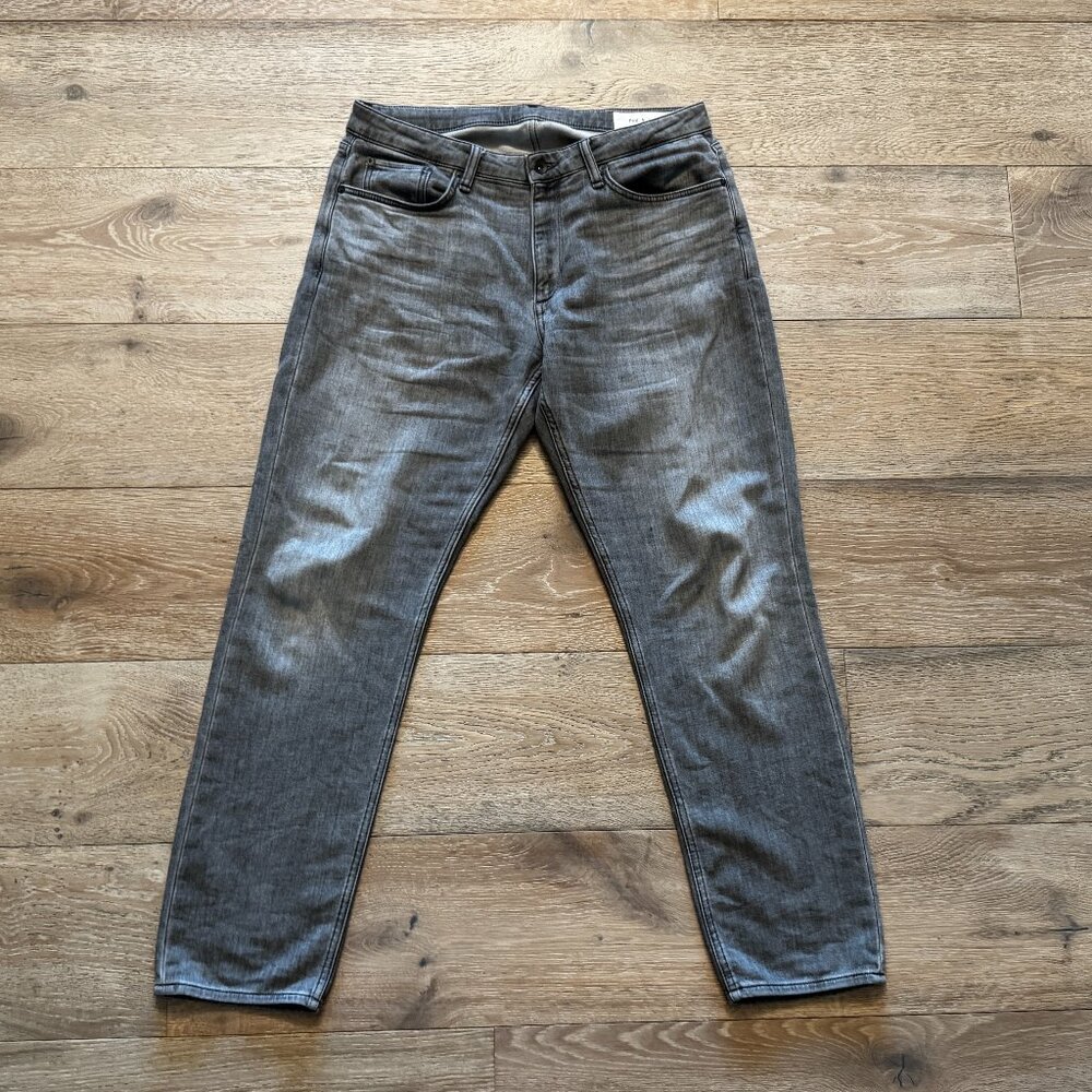Rag & Bone New York Men's Size 34xL32 Washed Grey Fit 3 Stride Jeans $248 NWOT